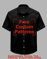 Customized Plus Size Short-sleeved Shirt (You Can Upload Pictures, Text, Logo, Etc. To Customize Your Interesting Short-sleeved Shirt )